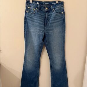 J. Crew Women's Classic Blue Skinny Flare Jeans